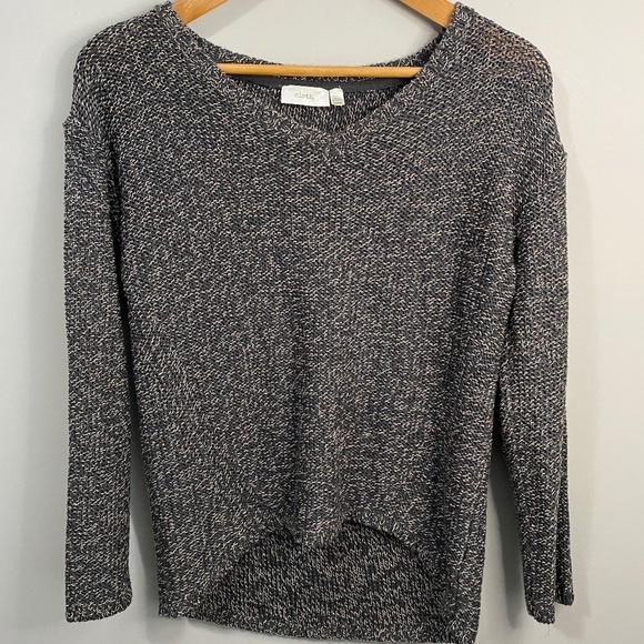 Cloth By RD High/Low Women's Charcoal Loose Knit Sweater Size Medium - Picture 1 of 10